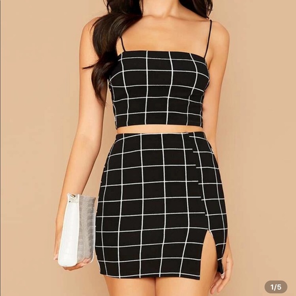 shein 2 piece dress